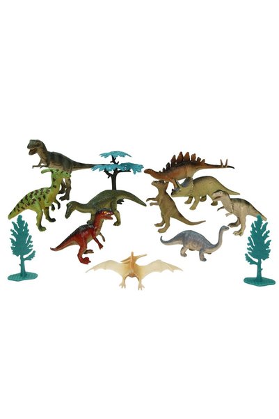Vardem Oyuncak Dinozor Hayvan Seti Figürü 13 Parça 23 Cm