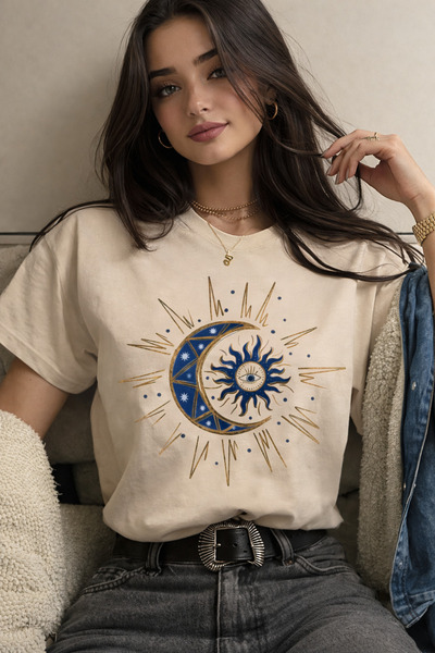 ZİYMO ΓΥΝΑΙΚΕΙΟ ΜΠΛΟΥΖΑΚΙ ΜΕ ΣΤΑΜΠΑ ΜΠΛΕ ΦΕΓΓΑΡΙ