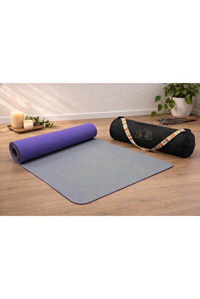 NareSpor Χαλάκι γιόγκα TPE διπλής όψης & αδιάβροχη τσάντα μεταφοράς με στάμπα...