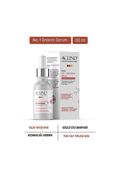 Aclind Cica No:1 Bariyer Güçlendirici ve Onarıcı Yüz Serumu - Centella Asiati...