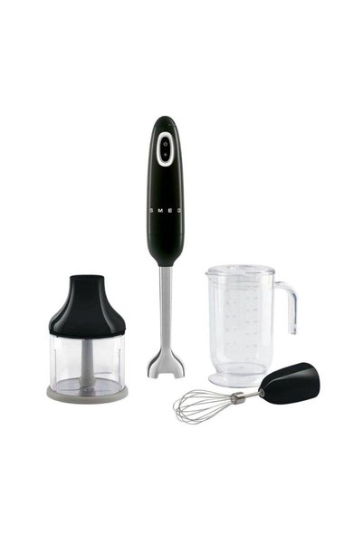 SMEG Retro 50’s Style Hand Blender HBF03BLUK, Black