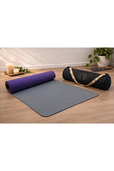 NareSpor Χαλάκι γιόγκα TPE διπλής όψης & αδιάβροχη τσάντα μεταφοράς με στάμπα...