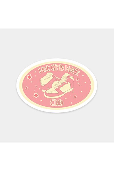 The Sticker Story. ملصق نادي هوت جيرلز ووك