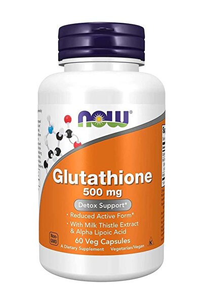 Now Foods Glutathione 500 Mg Free Radical Protection - 60 Capsules