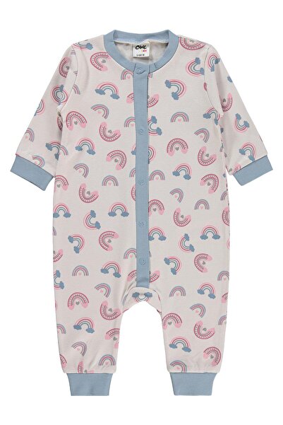Civil Baby Ολόσωμη φόρμα με σχέδιο Rainbow για 6-18 μηνών - Ροζ