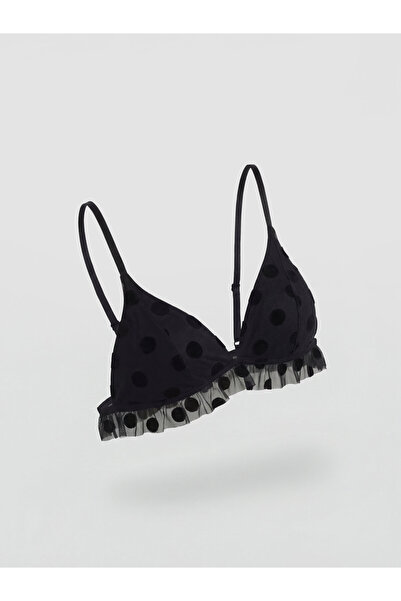 LC Waikiki Women's Non-Wired Non-Padded Polka Dot Bralette