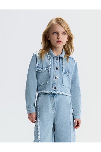 nk kids Girls' Denim Jacket 26Ynk31706