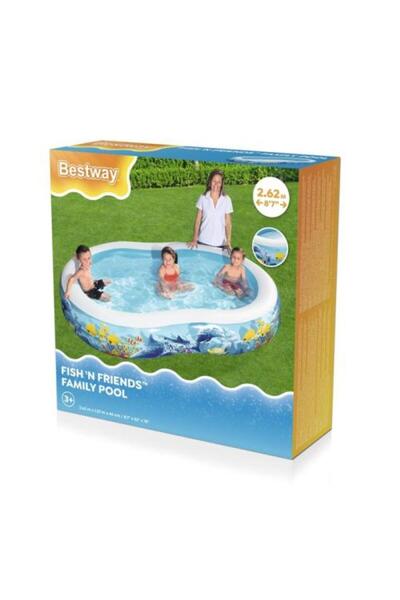 BESTWAY فيش آند فريندز ™   حمام سباحة عائلي
