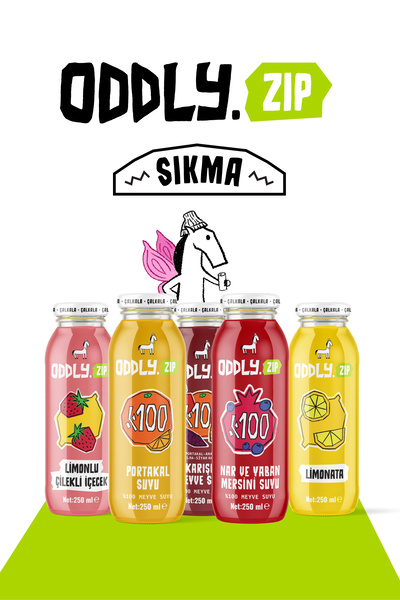 ODDLY .ZIP Limonata 8x1 250 ml