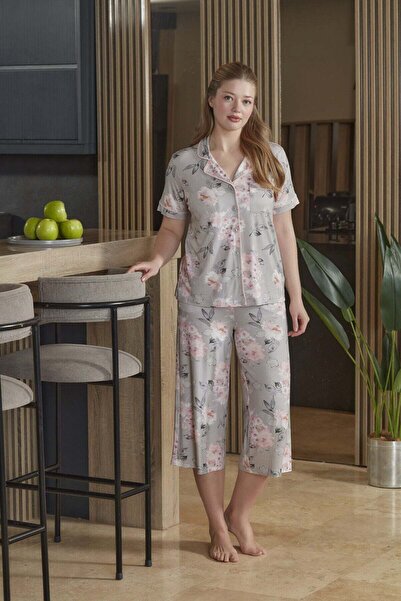 Cossy By Aqua Σετ πιτζάμας - Πολύχρωμο - Κάπρι