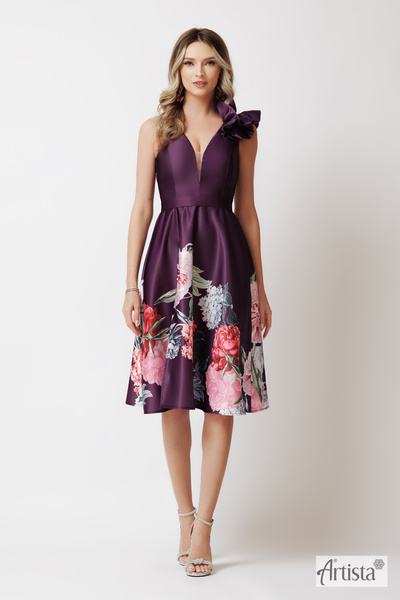 Artista Φλοράλ φόρεμα στο κάτω μέρος