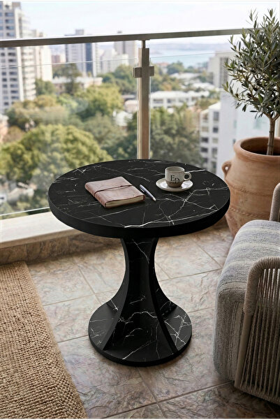 ED Efelez Design Balkon Kahve Masası , Çok Amaçlı Sehpa , Tulip Balkon Sehpas...