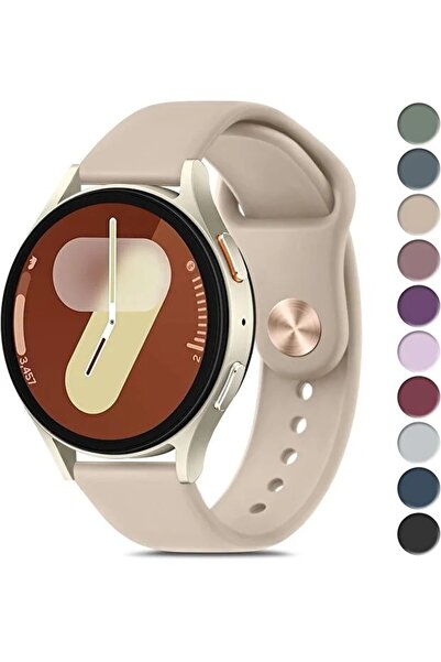 Dexmon Galaxy Watch 4/5/6/7/FE/40/44 Classic 42/43/46/47mm Uyumlu 20mm Soft S...