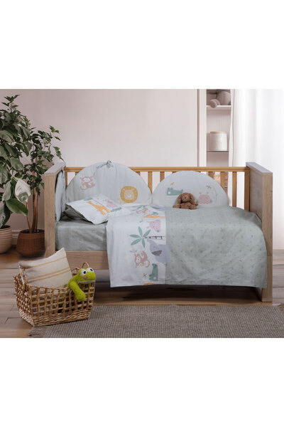 CozyLife Σετ Σεντόνια Βαμβακερά 3 τεμαχίων Savana Nef-Nef Home Wear Πράσινο –...