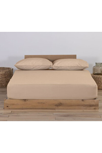 CozyLife Nef-Nef Home Wear Jersey Σεντόνι με λάστιχο 70x140+20 εκ. – Μπεζ (Ελ...