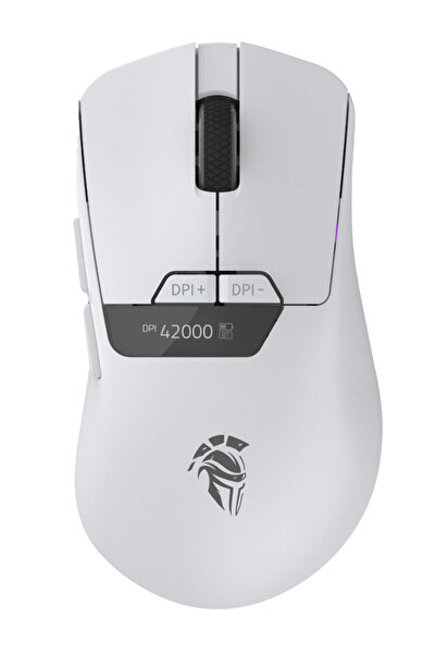 THRONE Reflex Pro 42.000 Dpi PAW 3395/2K OLED Ekran & Yazılım PTFE Gaming Mou...
