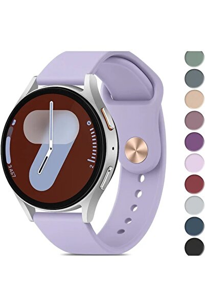 Dexmon Galaxy Watch 4/5/6/7/FE/40/44 Classic 42/43/46/47mm Uyumlu 20mm Soft S...