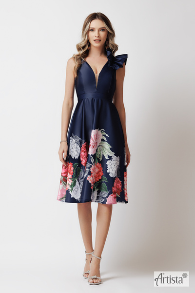 Artista Φλοράλ φόρεμα στο κάτω μέρος