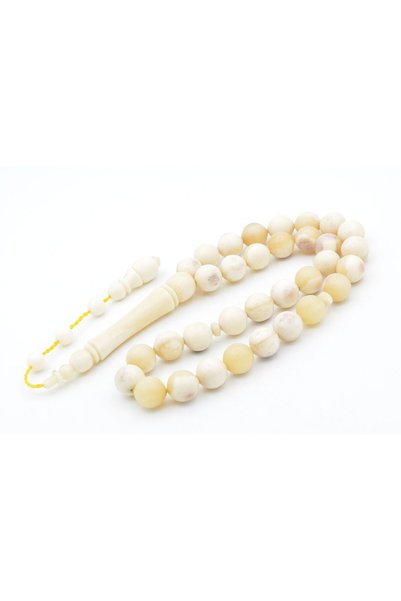 Murty99 Systematic Starling Cut Whale Bone Prayer Beads 10 mm