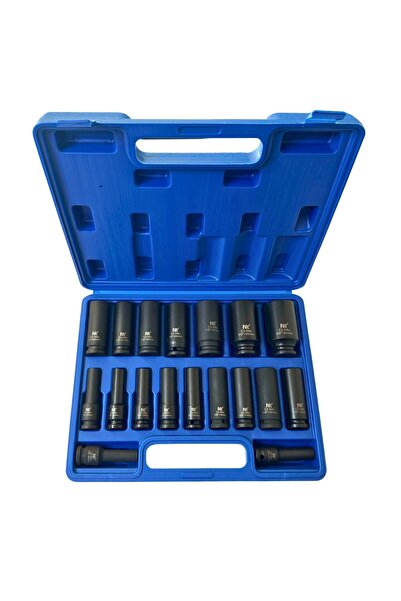 Nt Tools NDSET12U 1/2 Altı Köşe Uzun Lokma Takımı 18 Parça
