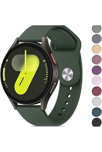 Dexmon Galaxy Watch 4/5/6/7/FE/40/44 Classic 42/43/46/47mm Uyumlu 20mm Soft S...