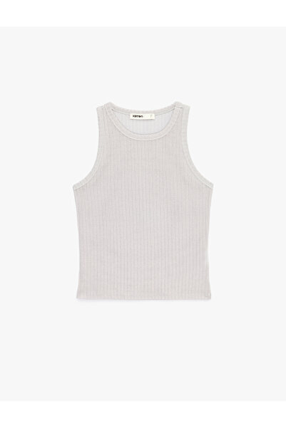 Koton Slim Fit Sleeveless Crew Neck Athlete Top