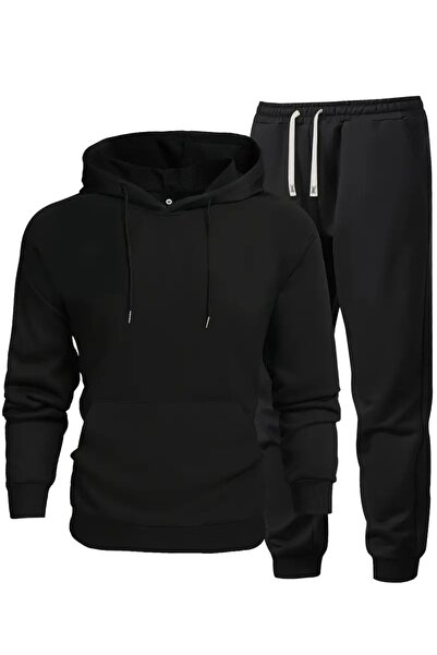 By Layina Plus Size Unisex Tracksuit Set - Hooded Sweatshirt & Jogger Sweatpants