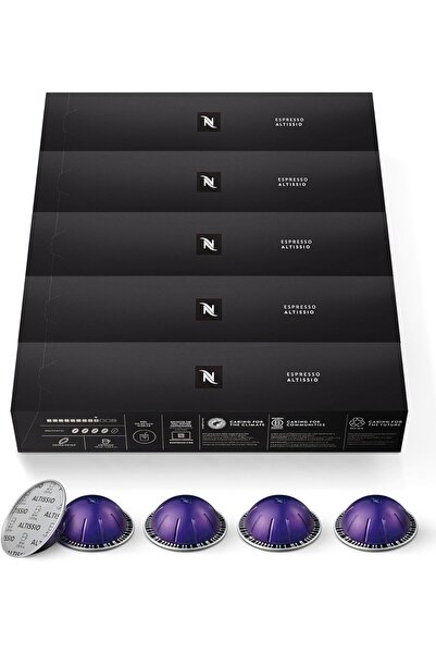 Nespresso فيرتو لاين إسبريسو ألتيسيو، 50 كبسولة