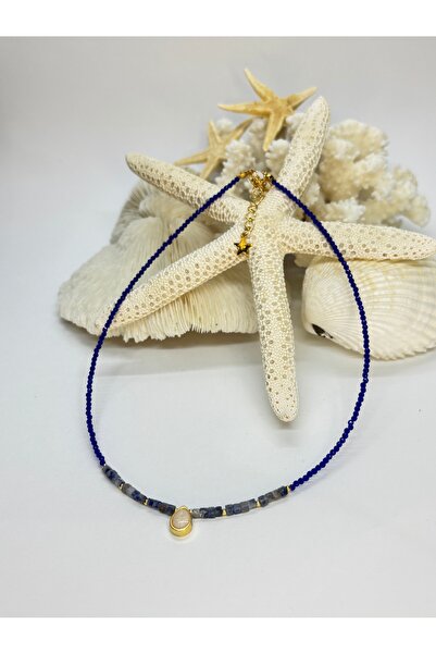 gemsartdeco Sodalite Natural Stone Special Design Necklace