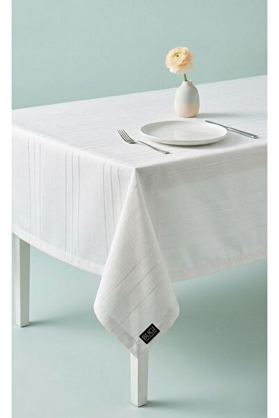 BUGİ HOME COLLECTİON Αδιάβροχο λινό τραπεζομάντιλο Colber 160x220, ανθεκτικό ...