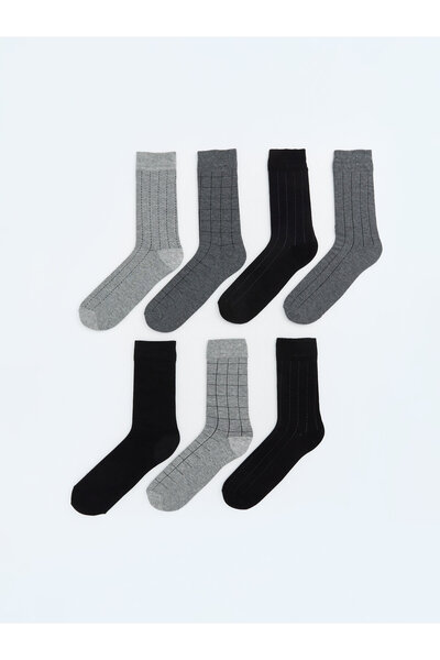 LC Waikiki Patterned Men's Ankle Socks 7 Pack