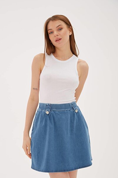 Fashion Friends Κοντό τοπ με κορδόνια και λαιμόκοψη halter ATLET 26Y0479K1