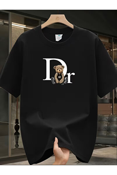 NOURAM Heavy pure cotton trendy printed short-sleeved T-shirt