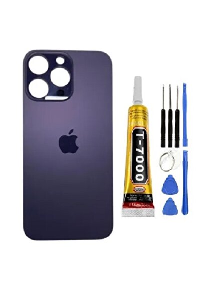 AXYA iPhone 14 Pro Arka Cam Kapak Pil Kapağı Yüksek Kalite + B700 + Tamir Kit...
