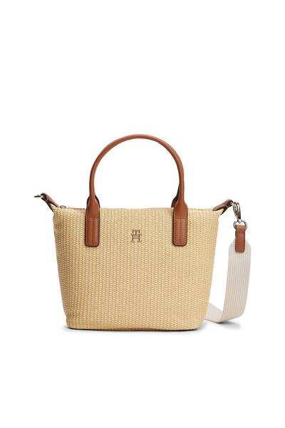 Tommy Hilfiger POPETTE MINI TOTE RAFFIA