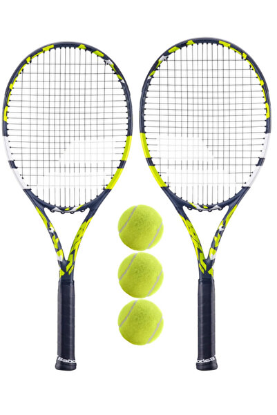 Saule 2 Adet 27inç Yetişkin Tenis Raketi Ve Deluxe Tenis Çantası + 3 Adet Ten...