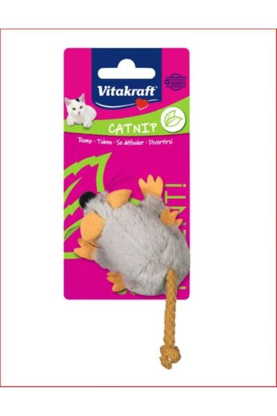 Vitakraft For You Catnip-Mouse, Grey,Plush