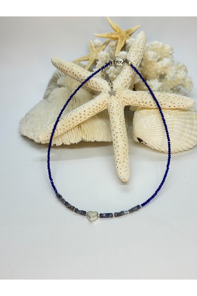 gemsartdeco Sodali̇t Natural Stone Special Design Necklace