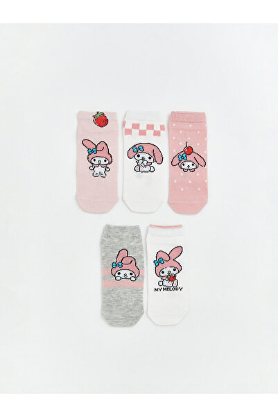 LC Waikiki Șosete sport pentru fete cu model My Melody, pachet de 5