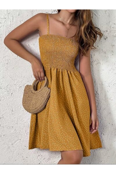 Wear Up Γυναικείο κοντό φόρεμα από σουπερμερσένιο ύφασμα με κορδόνια και σχέδια