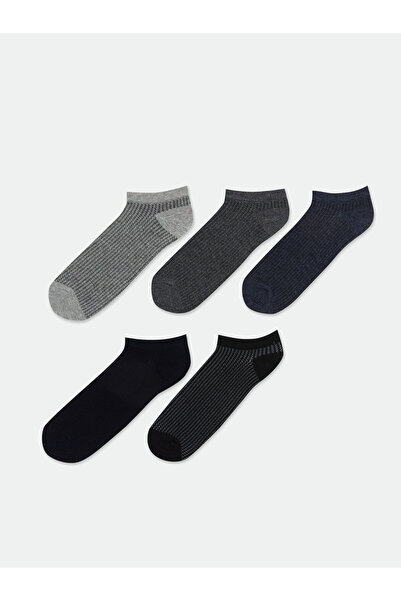 LC Waikiki Patterned Men's Trainer Socks 5 Pack