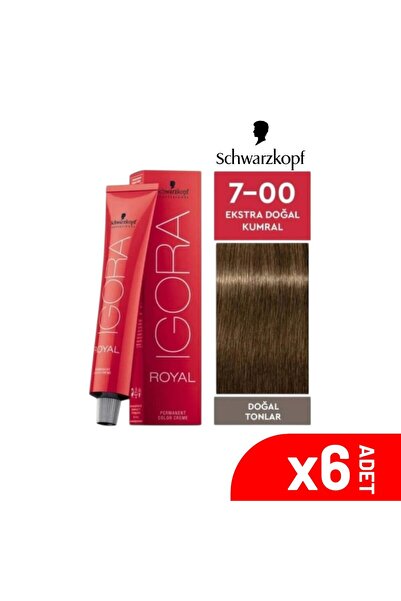 Igora Royal 7-00 Ekstra Doğal Kumral 60ML-6LI