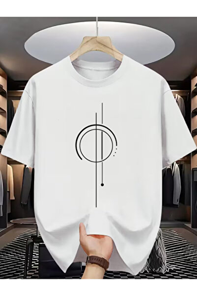 NOURAM Summer Men's Fashion Pattern Short Sleeve T-Shirt with