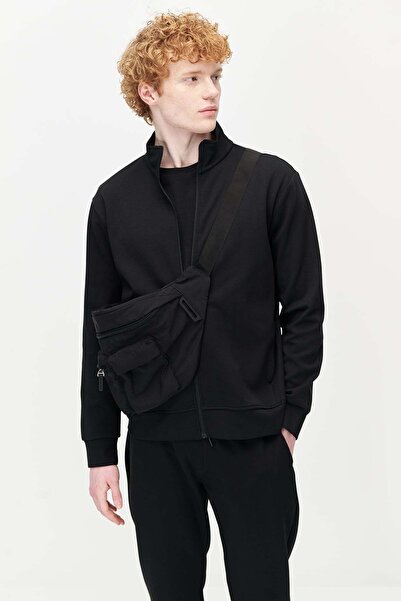 PAULMARK Ανδρικό φούτερ με φερμουάρ με γιακά