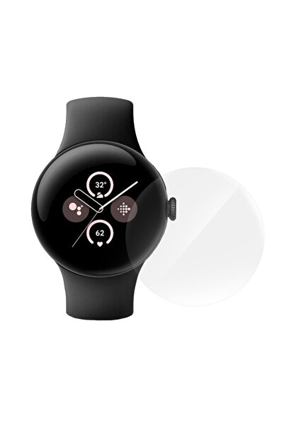 SILKASE Σετ 3 Φιλμ Σιλικόνης Πλήρους Κάλυψης Οθόνης για Google Pixel Watch 2 ...