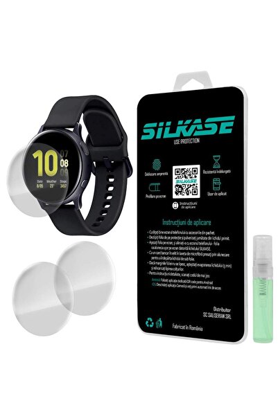 SILKASE Σετ 3 Φιλμ Σιλικόνης Πλήρους Κάλυψης για Samsung Watch Active 2 (40mm...