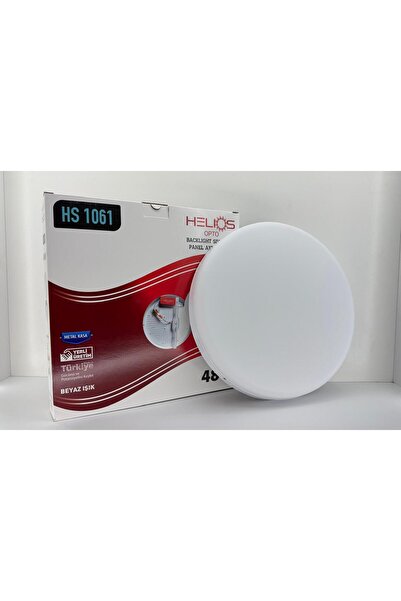 Helios HS1061 48W LED Panel Tavan Armatürü Beyaz Işık Yuvarlak Metal Kasa