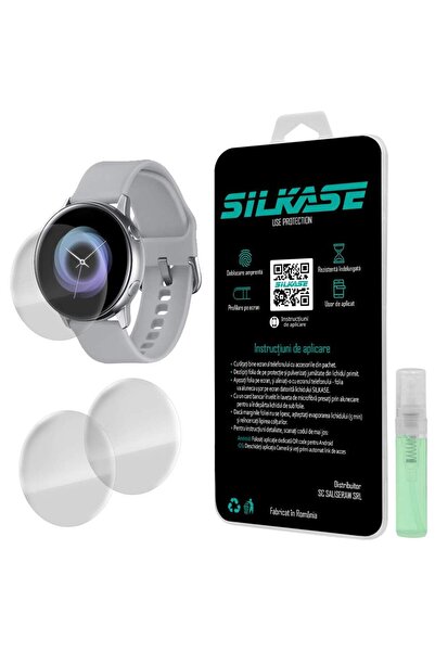 SILKASE Σετ 3 Φιλμ Σιλικόνης Πλήρους Κάλυψης για Samsung Watch Active (40mm),...