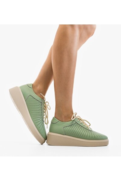 BENOTTİ Lehe Green Casual Shoes