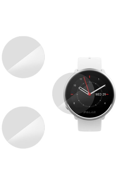 SILKASE Σετ 3 Φιλμ Σιλικόνης Πλήρους Κάλυψης Οθόνης για Polar Ignite (43mm), ...